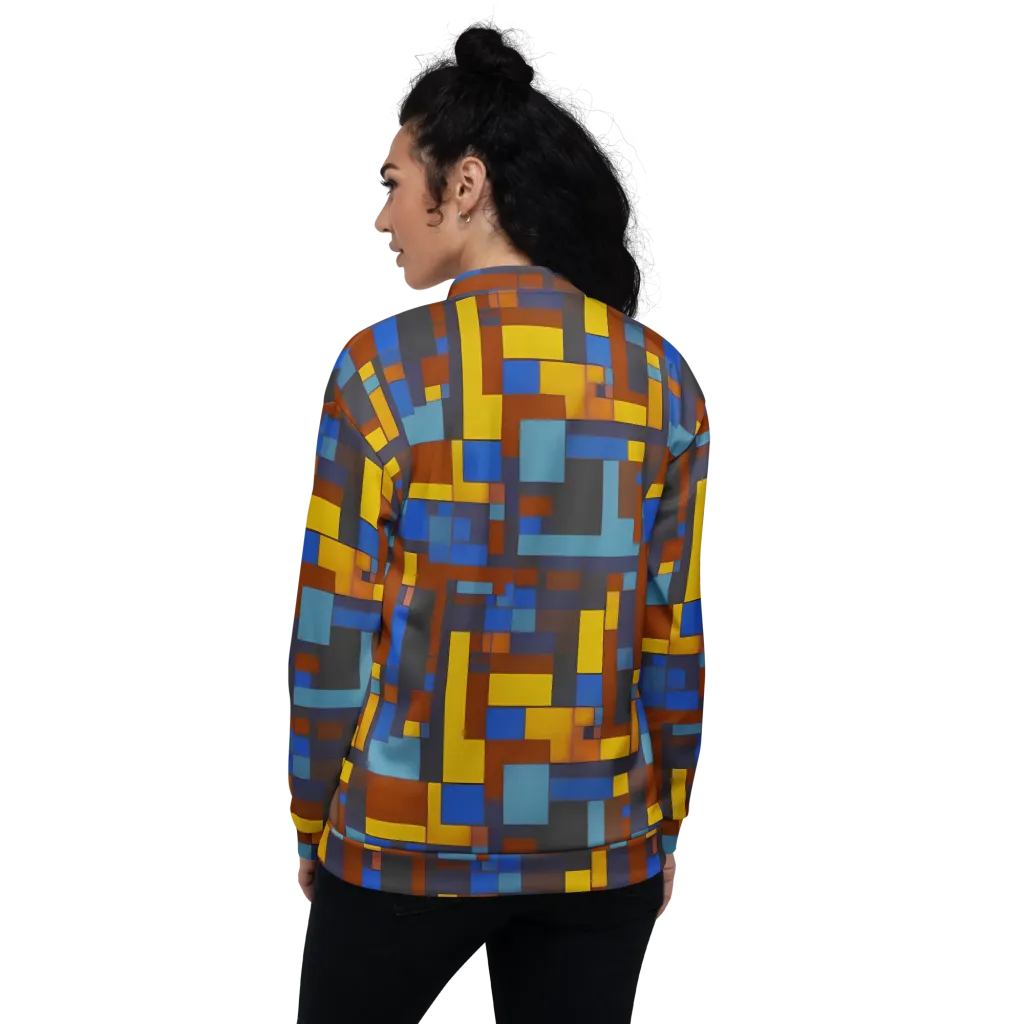 Modernist Ember on Bomber Jacket — Back