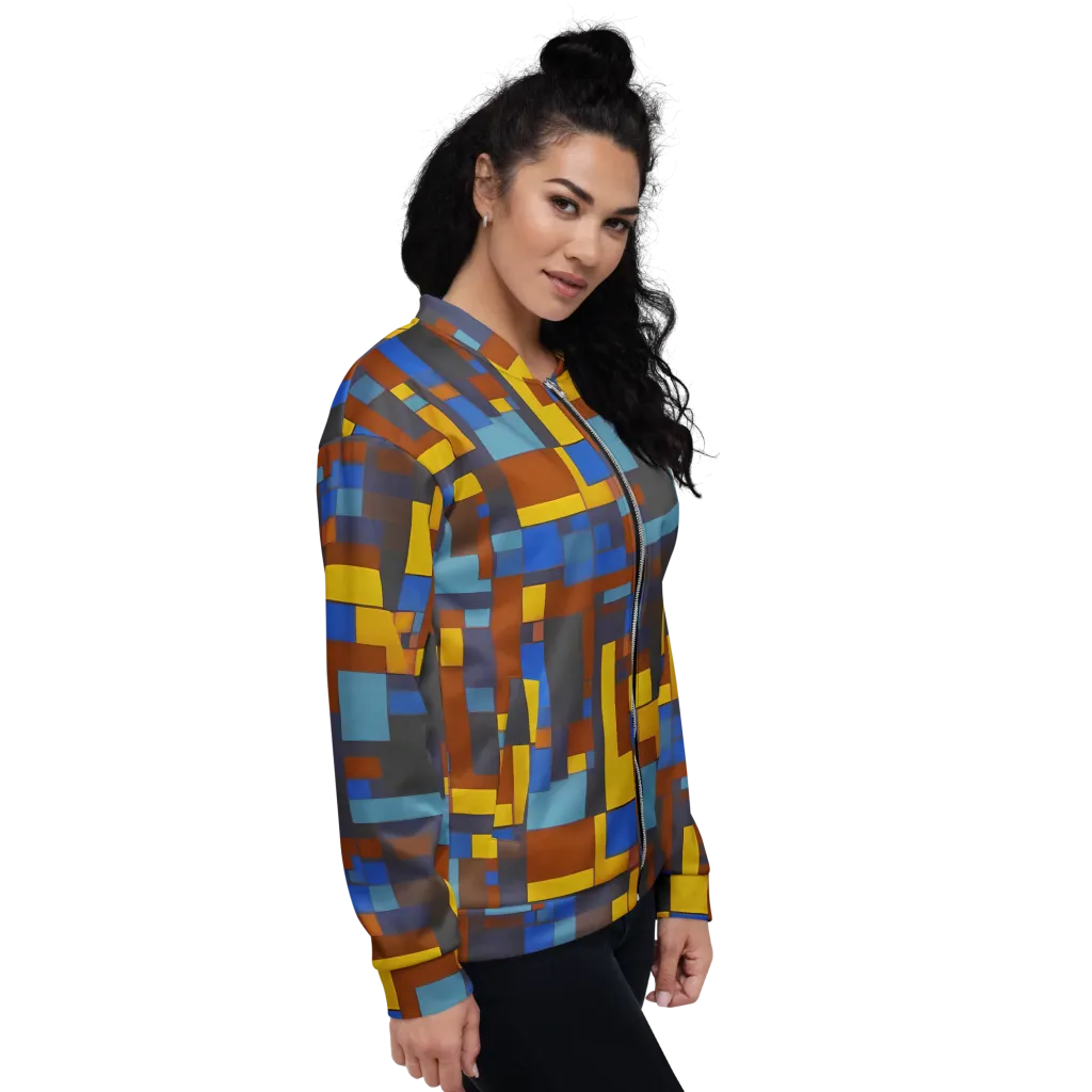 Modernist Ember on Bomber Jacket — Right
