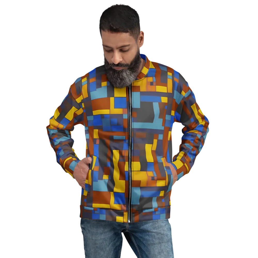 Modernist Ember on Bomber Jacket — Front