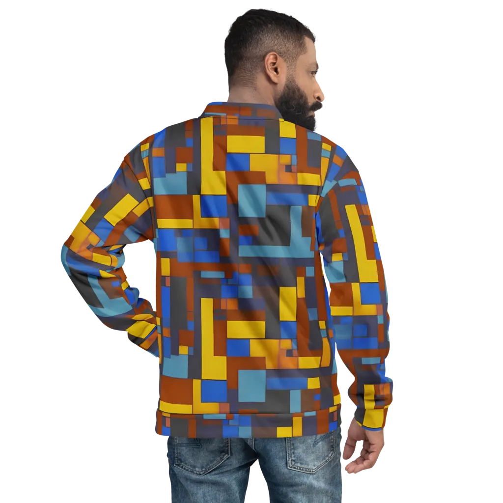 Modernist Ember on Bomber Jacket — Back