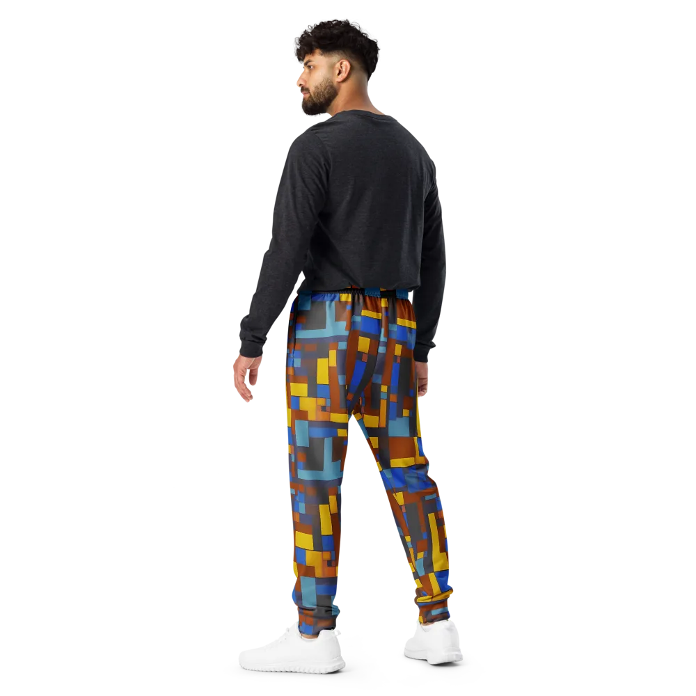 Modernist Ember on Men's Joggers — Back