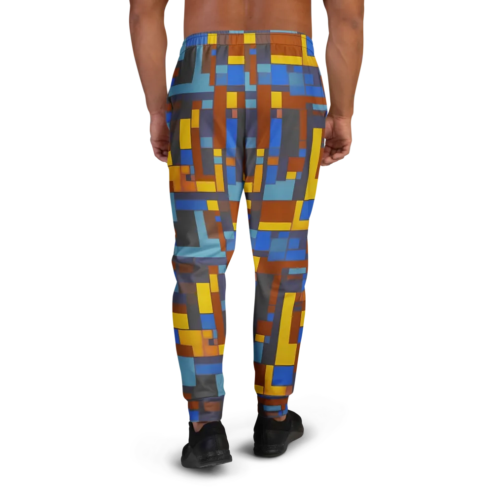 Modernist Ember on Men's Joggers — Back