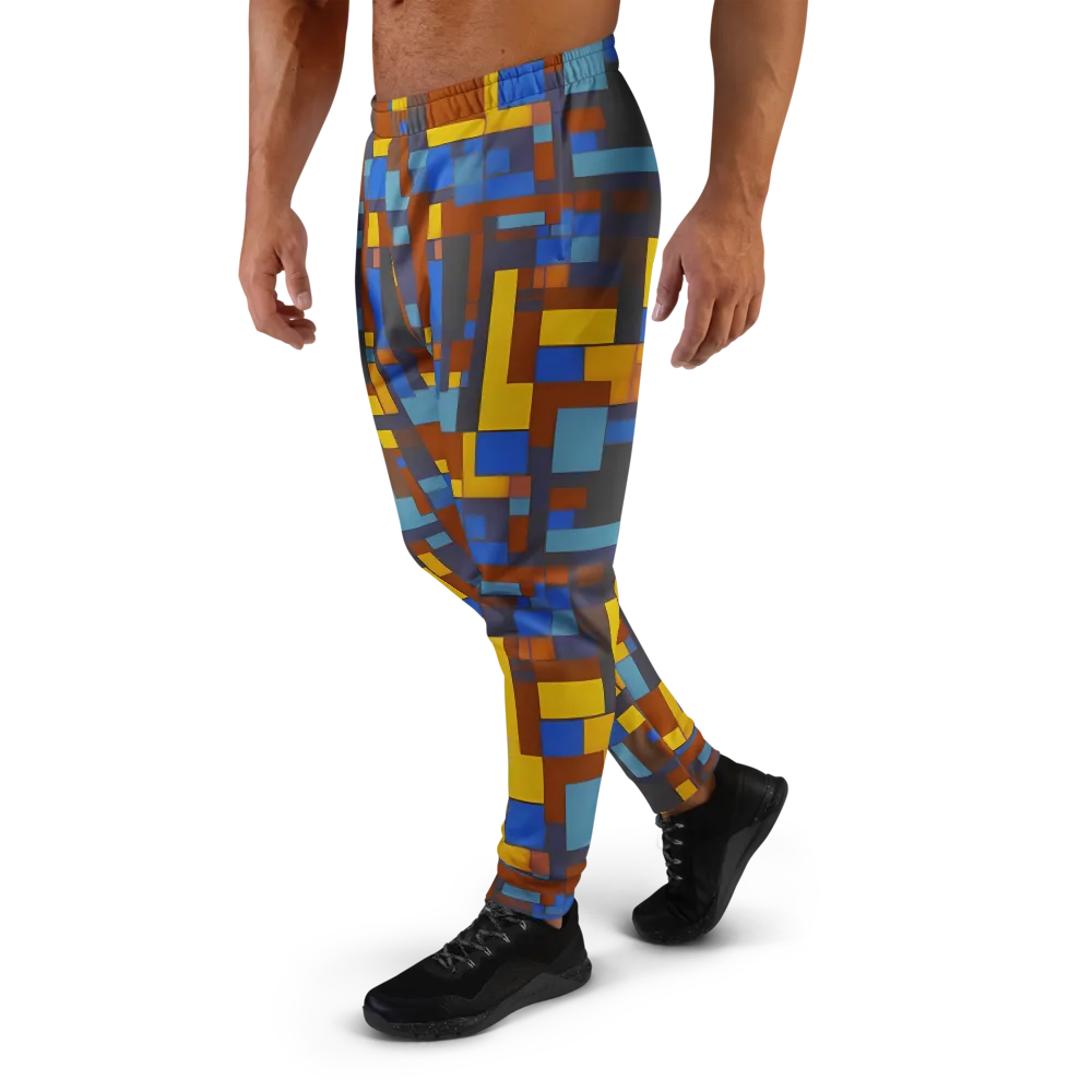 Modernist Ember on Men's Joggers — Left