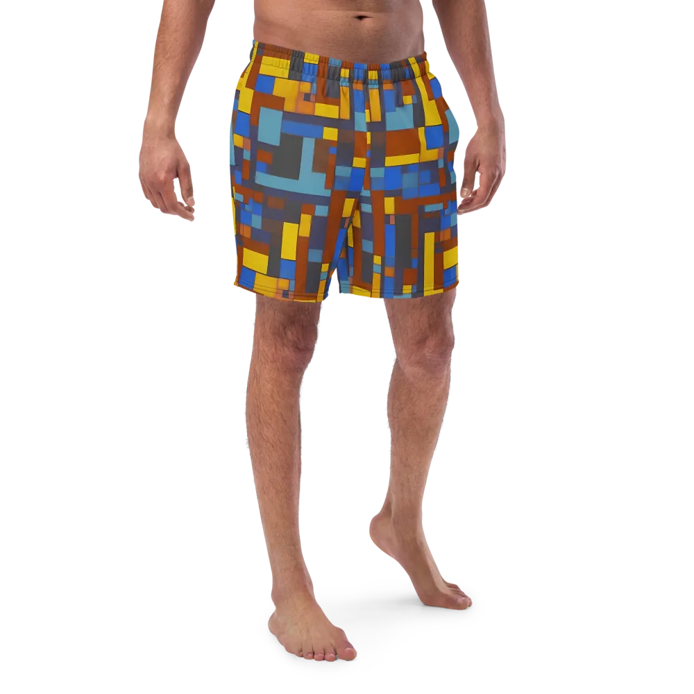 Modernist Ember on Swim Trunks — Front