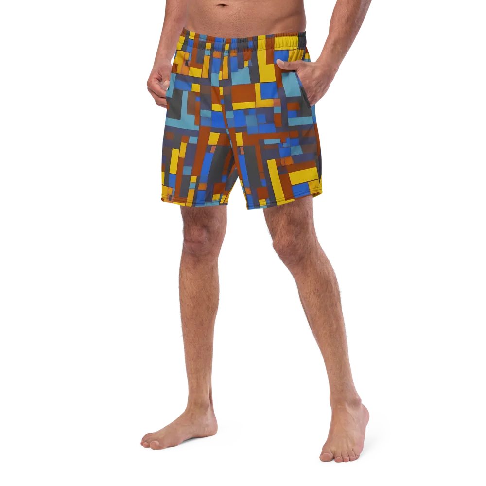 Modernist Ember on Swim Trunks — Left Front