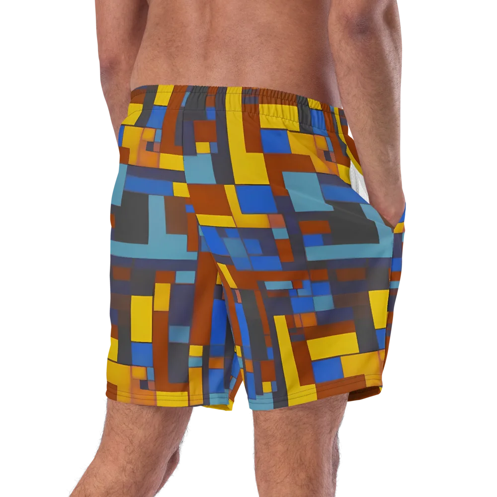 Modernist Ember on Swim Trunks — Right Back