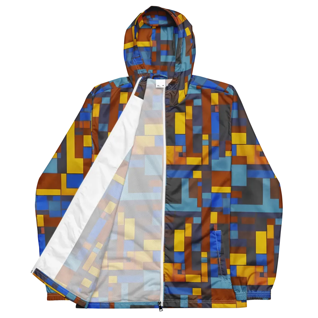 Modernist Ember on Men's Windbreaker — Front