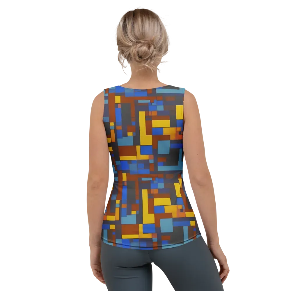 Modernist Ember on Women's Tank Top — Back