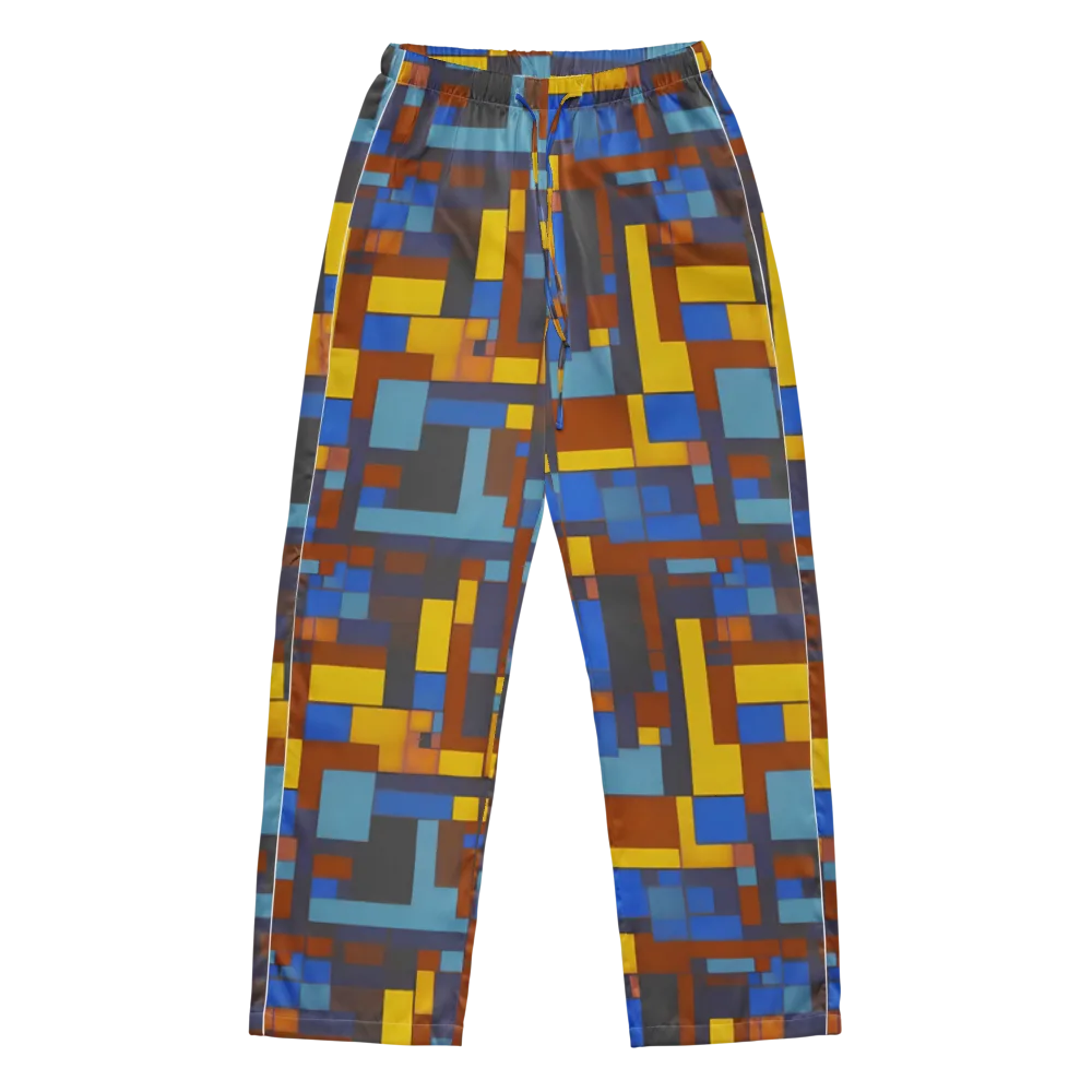 Modernist Ember on Women's Pajama Pants — Front