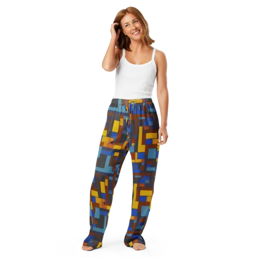 Modernist Ember on a Women's Pajama Pants
