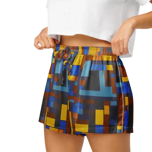 Modernist Ember on a Women's Pajama Shorts