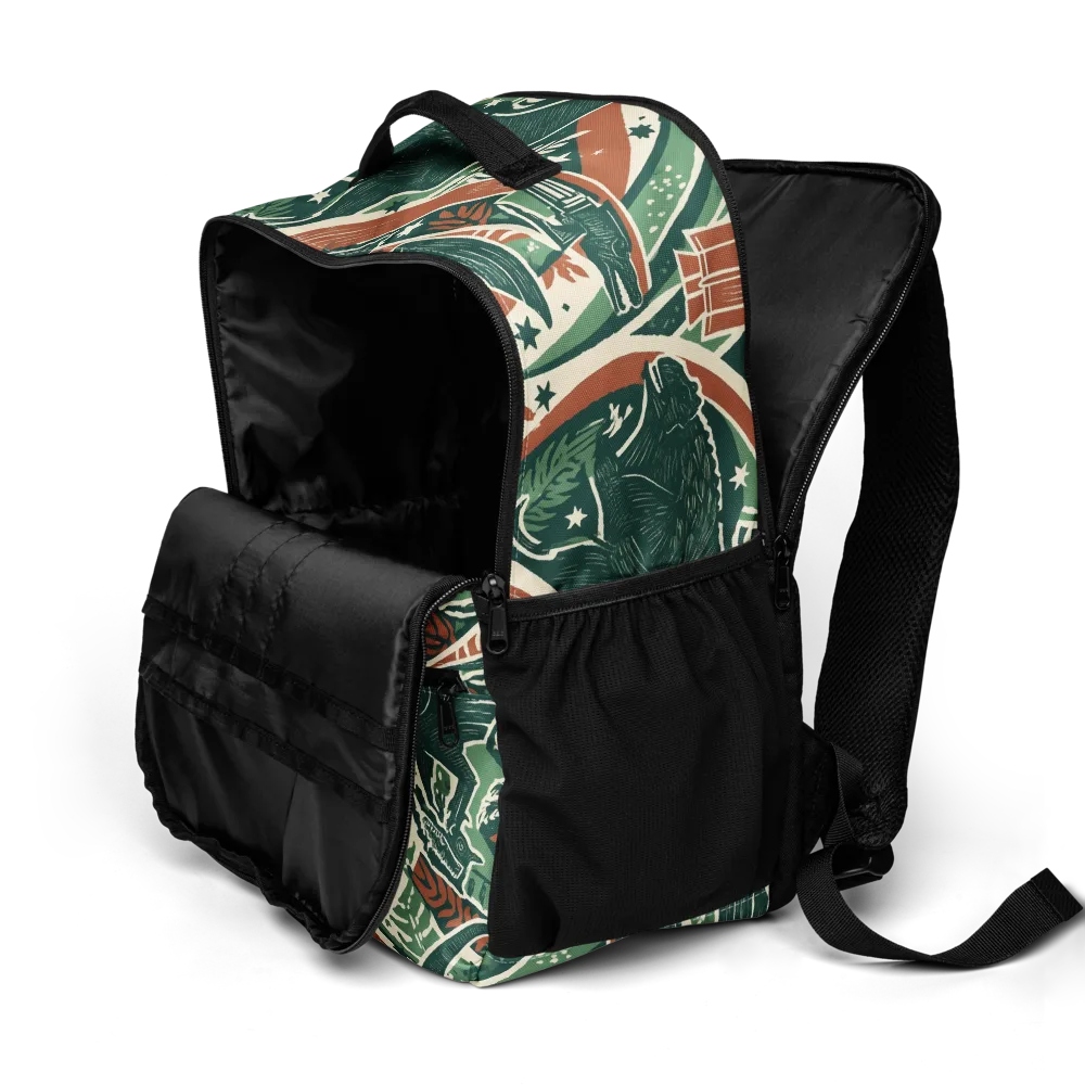 Rocket Menagerie on Utility Backpack — Product details 2
