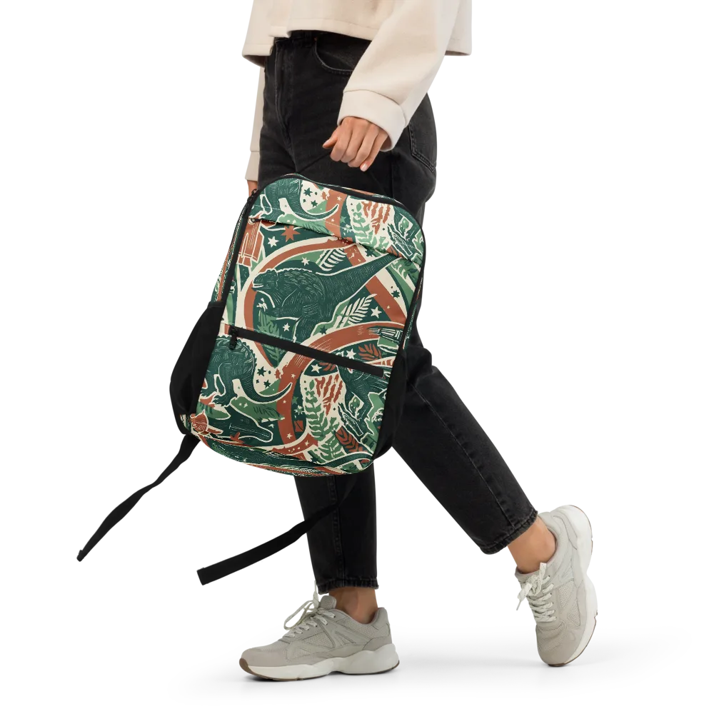 Rocket Menagerie on Utility Backpack — Front