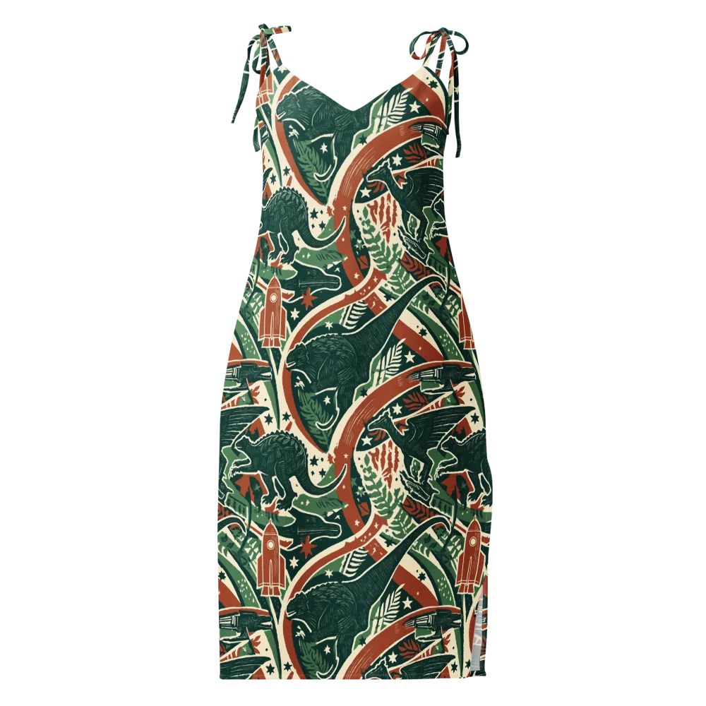 Rocket Menagerie on Slip Dress — Front