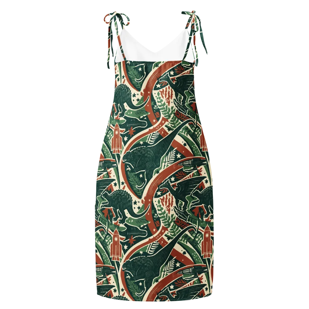 Rocket Menagerie on Slip Dress — Back