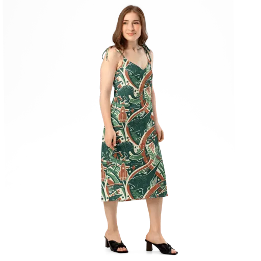 Rocket Menagerie on a Slip Dress