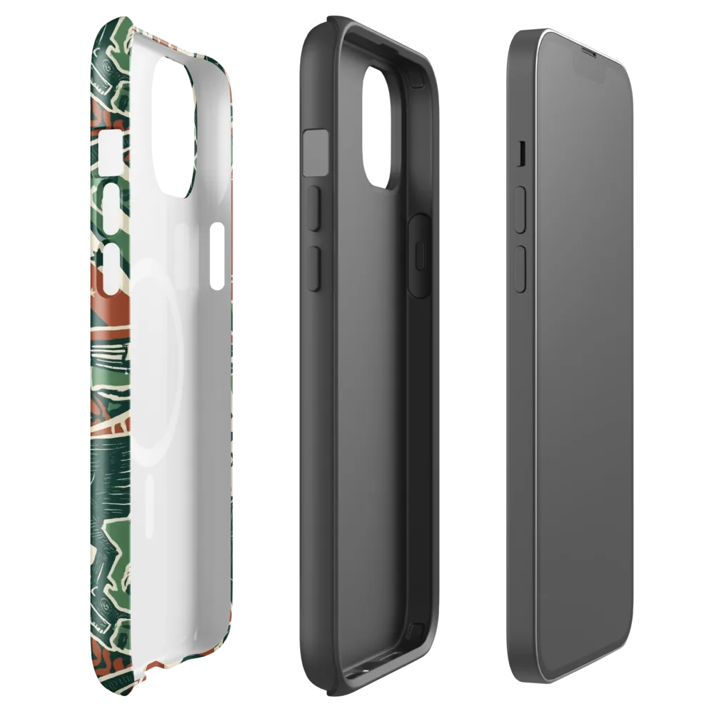 Rocket Menagerie on MagSafe Tough Case for iPhone® — Front