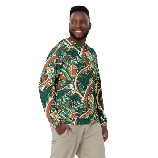 Rocket Menagerie on a Sweatshirt