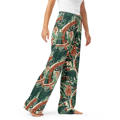 Rocket Menagerie on a Women's Pajama Pants