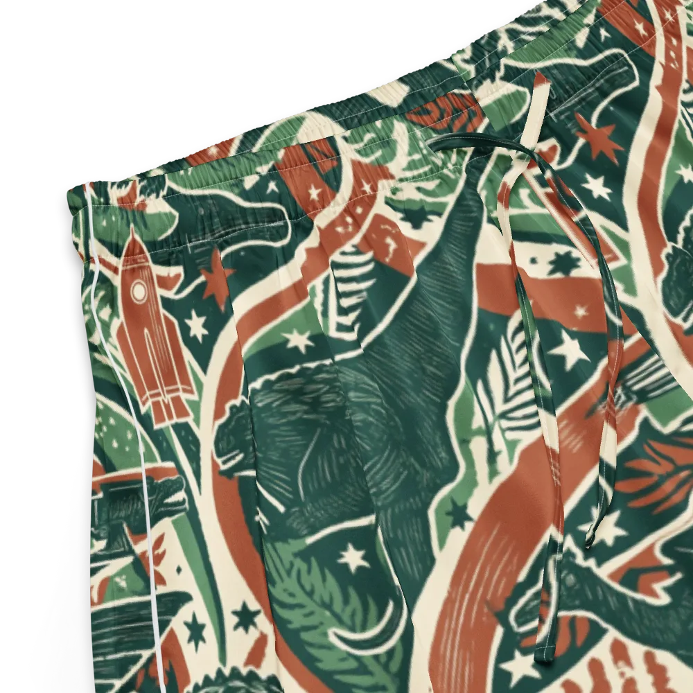 Rocket Menagerie on Women's Pajama Shorts — Product details