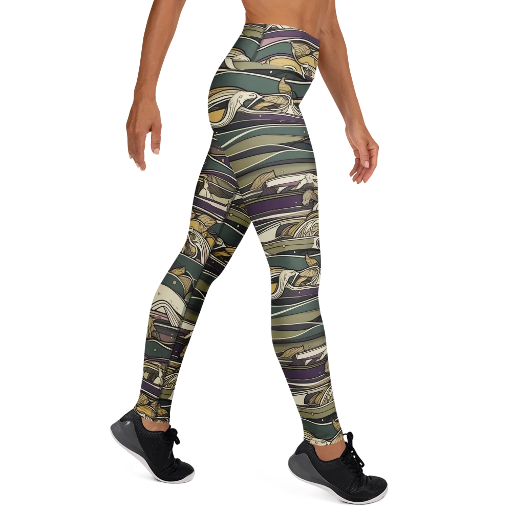 Paleo Drift on Yoga Leggings — Right