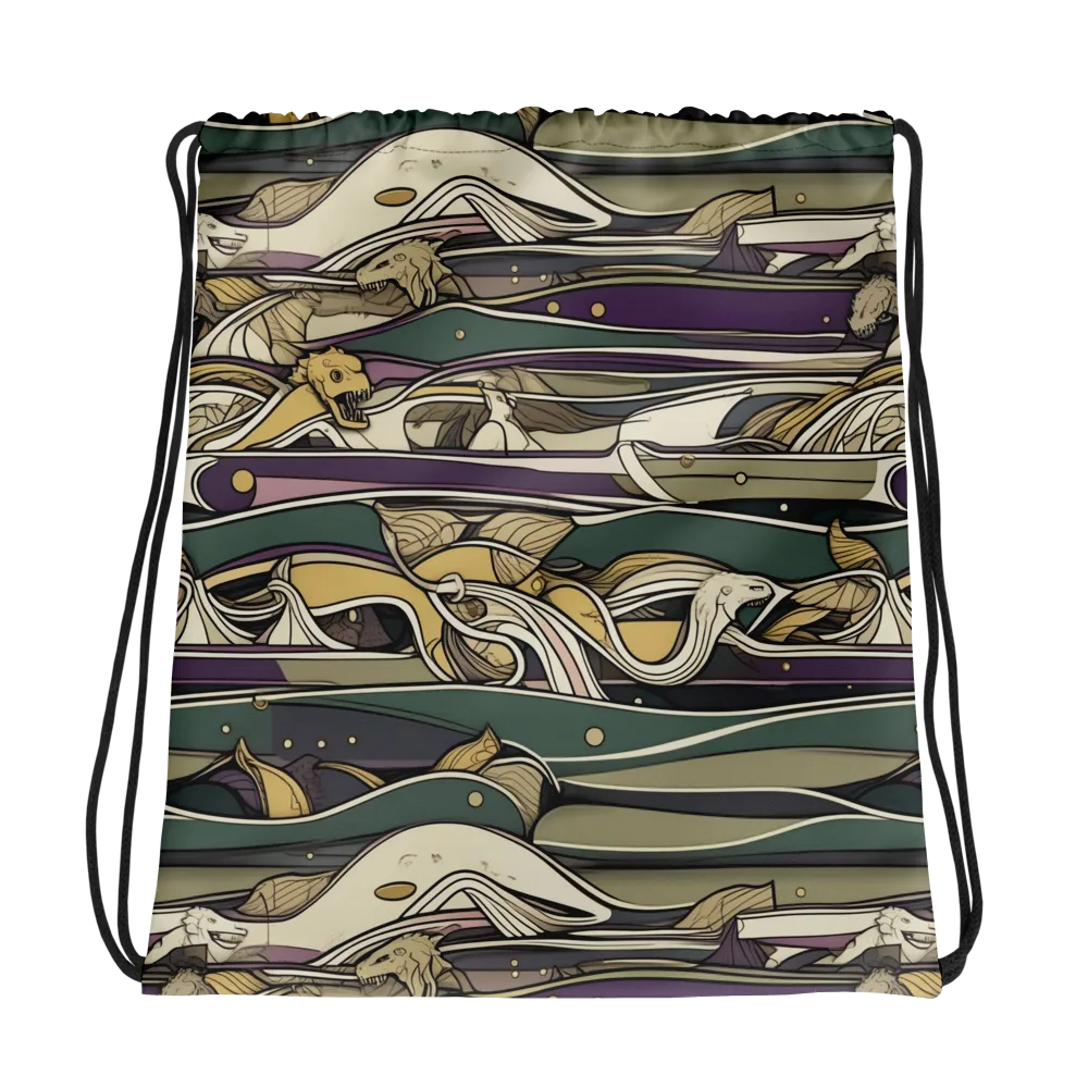 Paleo Drift on Drawstring Bag — Photo