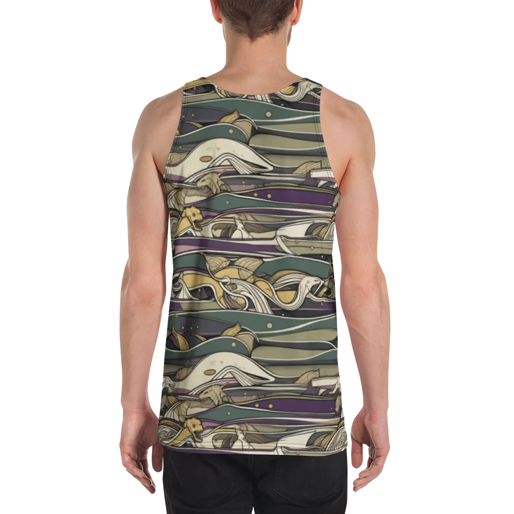 Paleo Drift on Men's Tank Top — Back