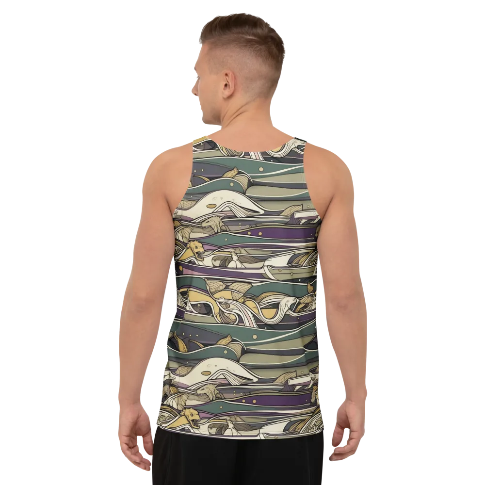 Paleo Drift on Men's Tank Top — Back