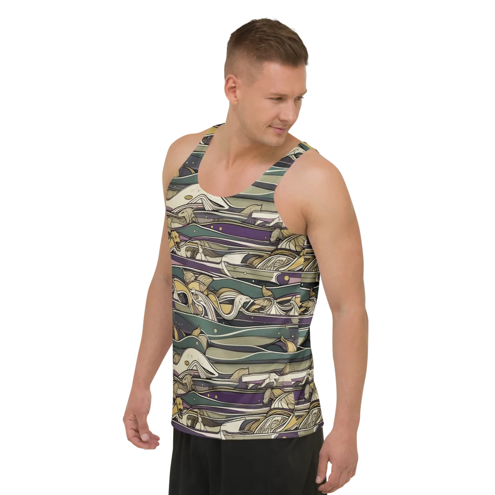 Paleo Drift on Men's Tank Top — Left Front
