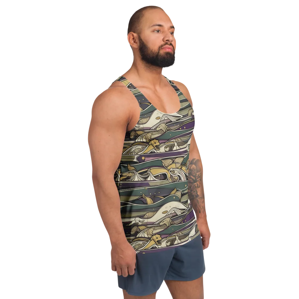 Paleo Drift on Men's Tank Top — Right Front