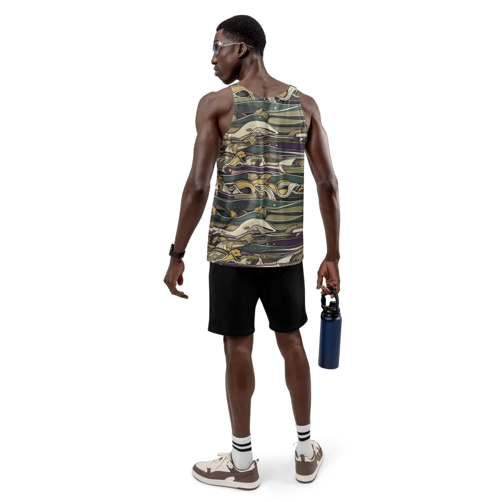 Paleo Drift on Men's Tank Top — Back