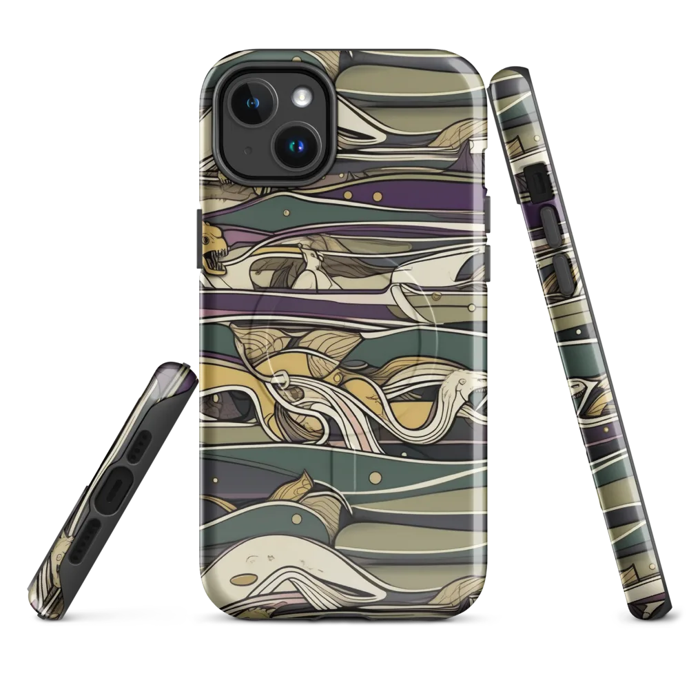 Paleo Drift on MagSafe Tough Case for iPhone® — Front