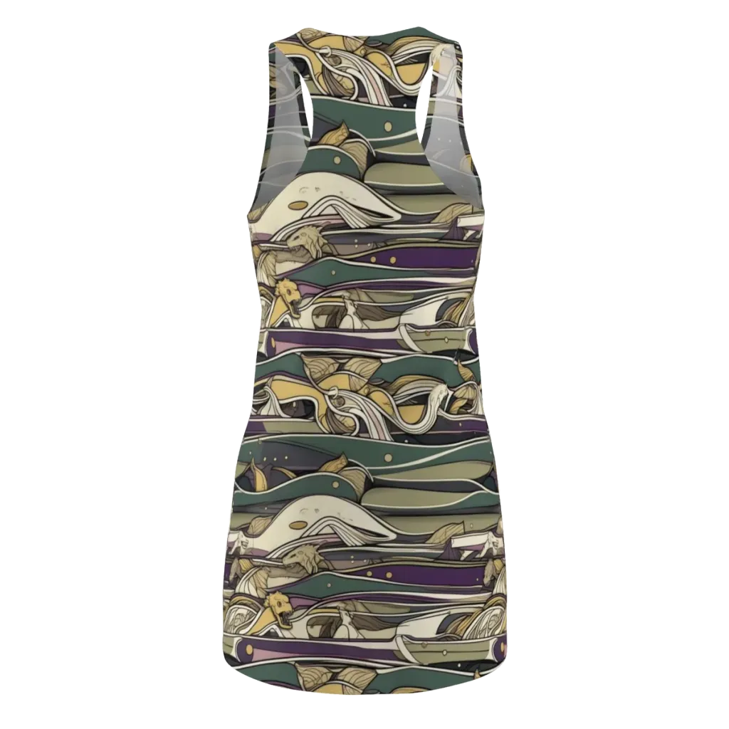 Paleo Drift on Racerback Dress — Back