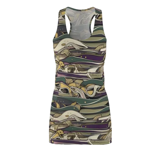 Paleo Drift on a Racerback Dress