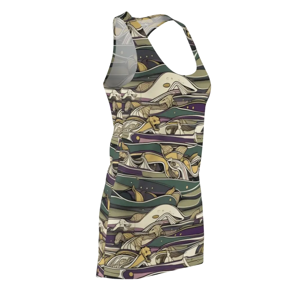 Paleo Drift on Racerback Dress — Front Side
