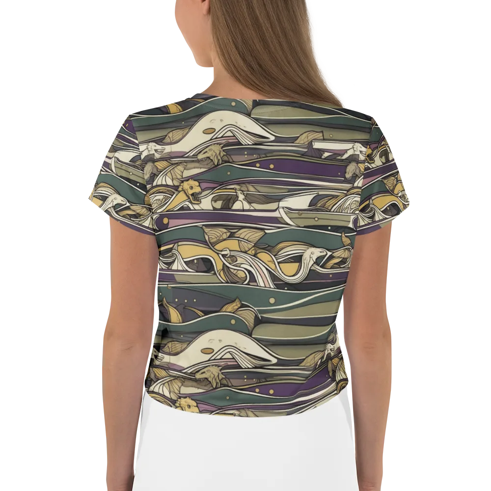 Paleo Drift on Crop Tee — Back