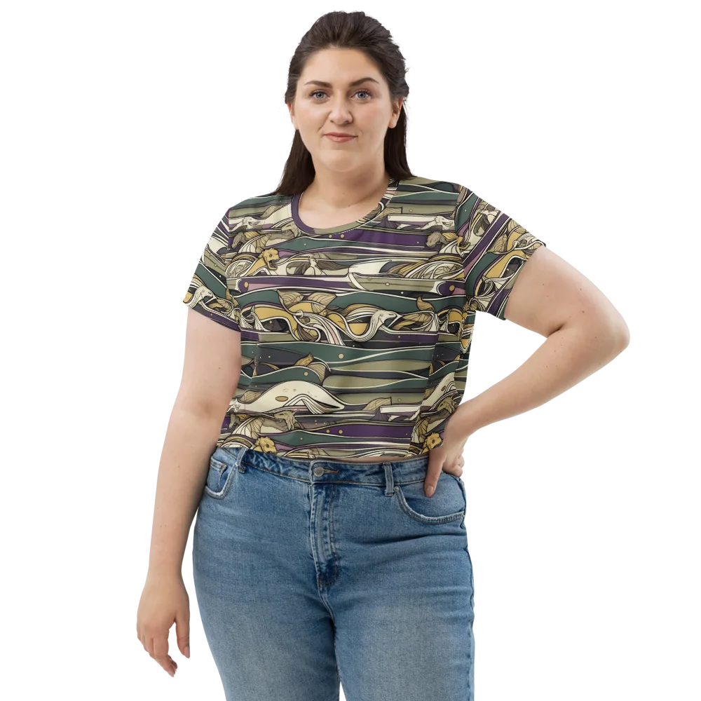 Paleo Drift on Crop Tee — Front