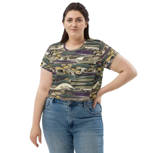Paleo Drift on a Crop Tee