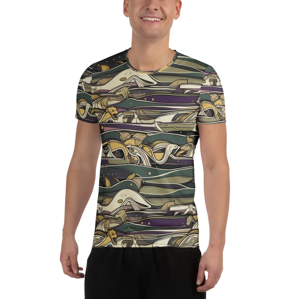 Paleo Drift on Men's Athletic T-Shirt — Front