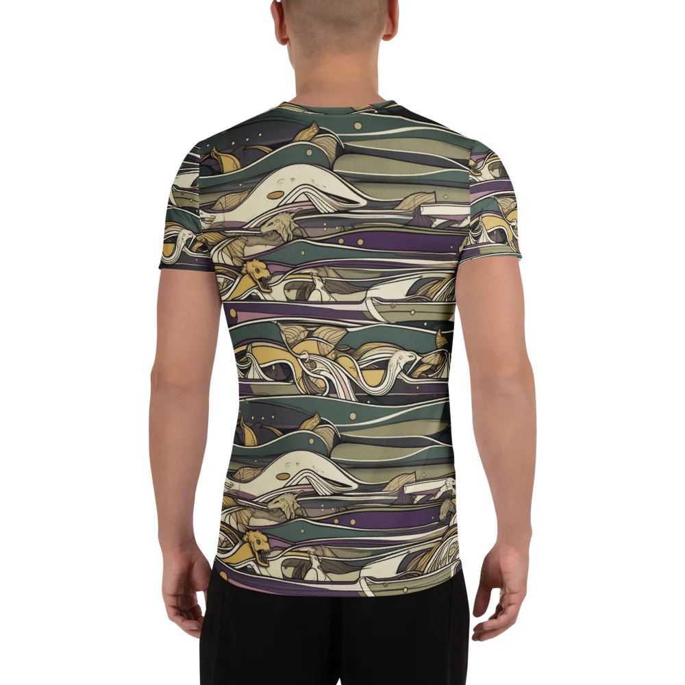 Paleo Drift on Men's Athletic T-Shirt — Back
