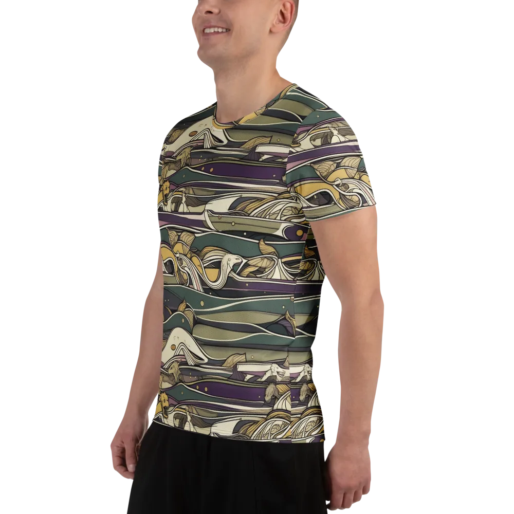 Paleo Drift on Men's Athletic T-Shirt — Left