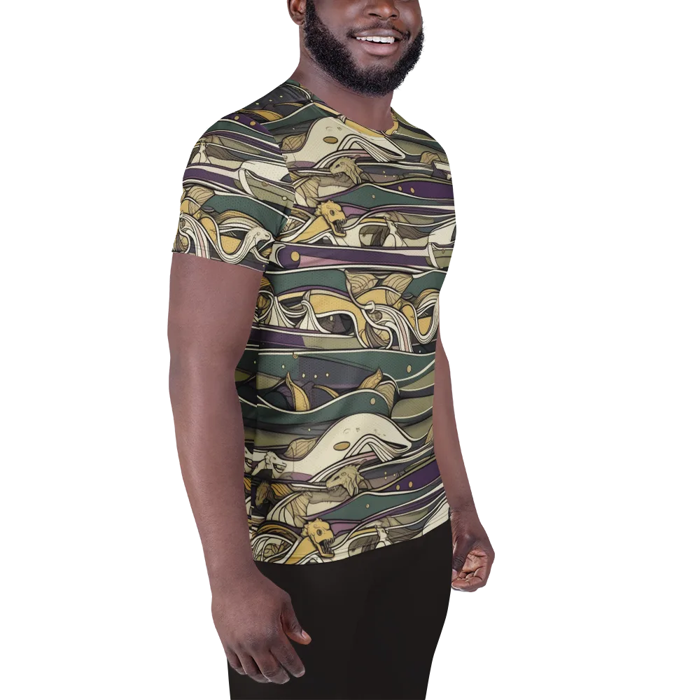 Paleo Drift on Men's Athletic T-Shirt — Right