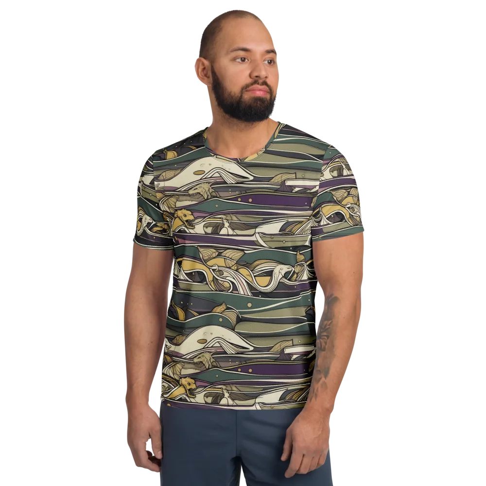 Paleo Drift on Men's Athletic T-Shirt — Front