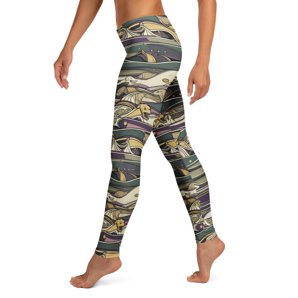 Paleo Drift on Leggings — Left