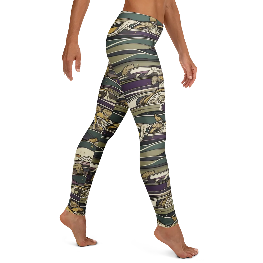Paleo Drift on Leggings — Right