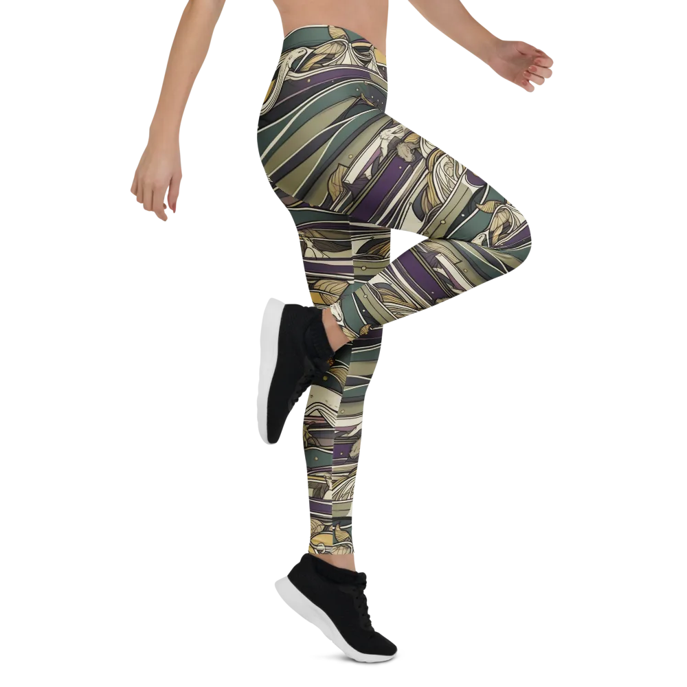 Paleo Drift on Leggings — Right