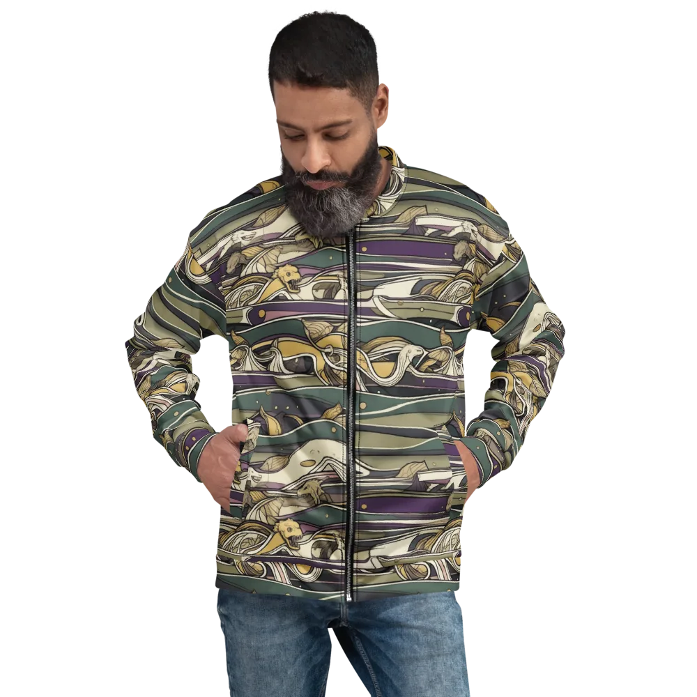 Paleo Drift on Bomber Jacket — Front