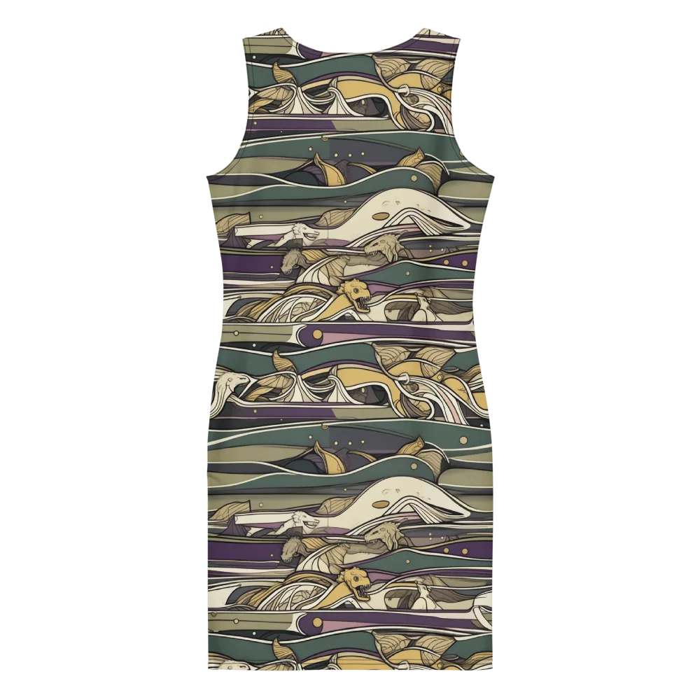 Paleo Drift on Bodycon Dress — Back