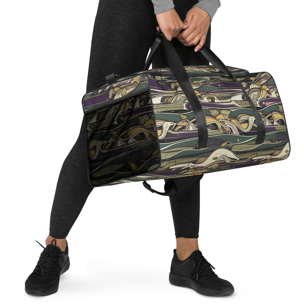 Paleo Drift on Duffle Bag — Right Front