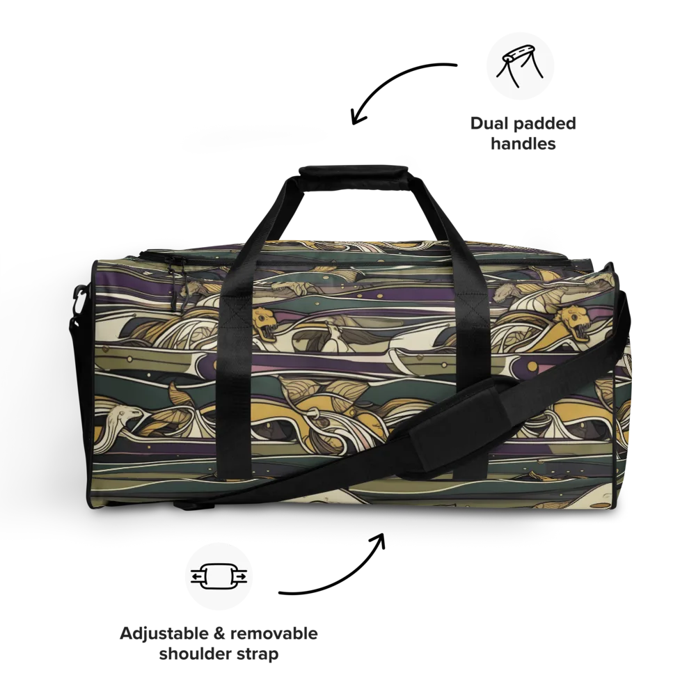 Paleo Drift on Duffle Bag — Front